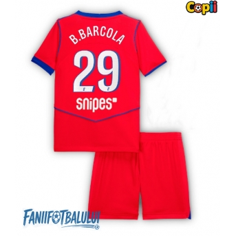 Paris Saint-Germain Bradley Barcola #29 Echipament de Fotbal Replică 2025-26 Copii Treilea (+ Șorturi)